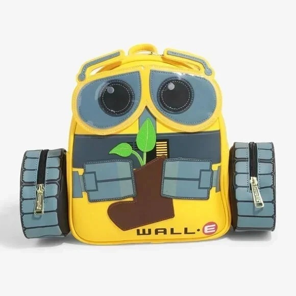 Loungefly Disney‎ Pixar Wall-E Plant Boot Mini Backpack